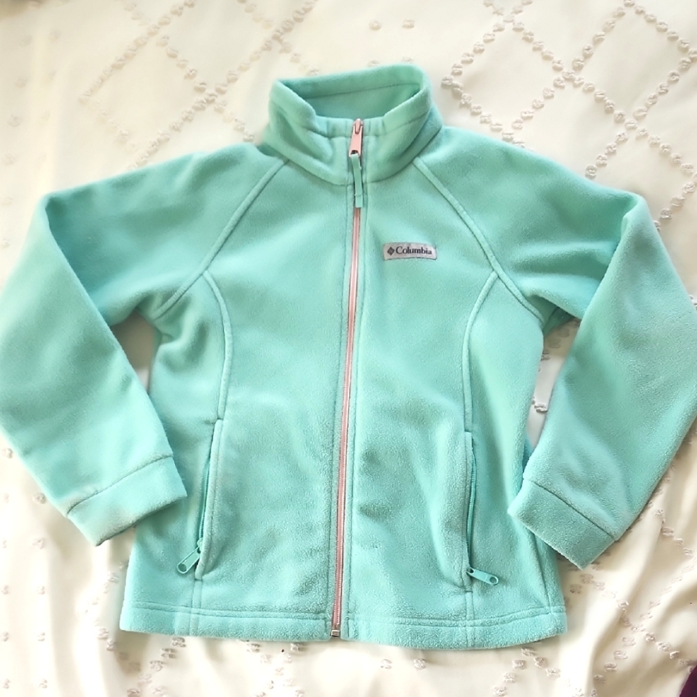 Columbia Girls' Mint Full-Zip Fleece Jacket